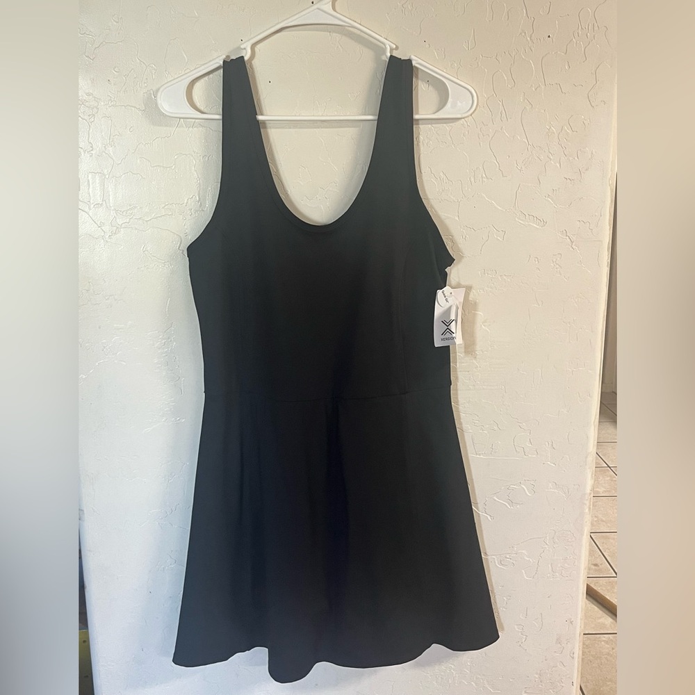 Black Tennis Skirt/dress With Skort NWT SIZE MEDIUM
